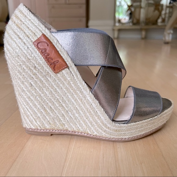 Coach Shoes - Coach Michelle Wedge Heel Sandals